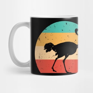 vintage sunset Common ostrich ,funny Ostrich lover Mug